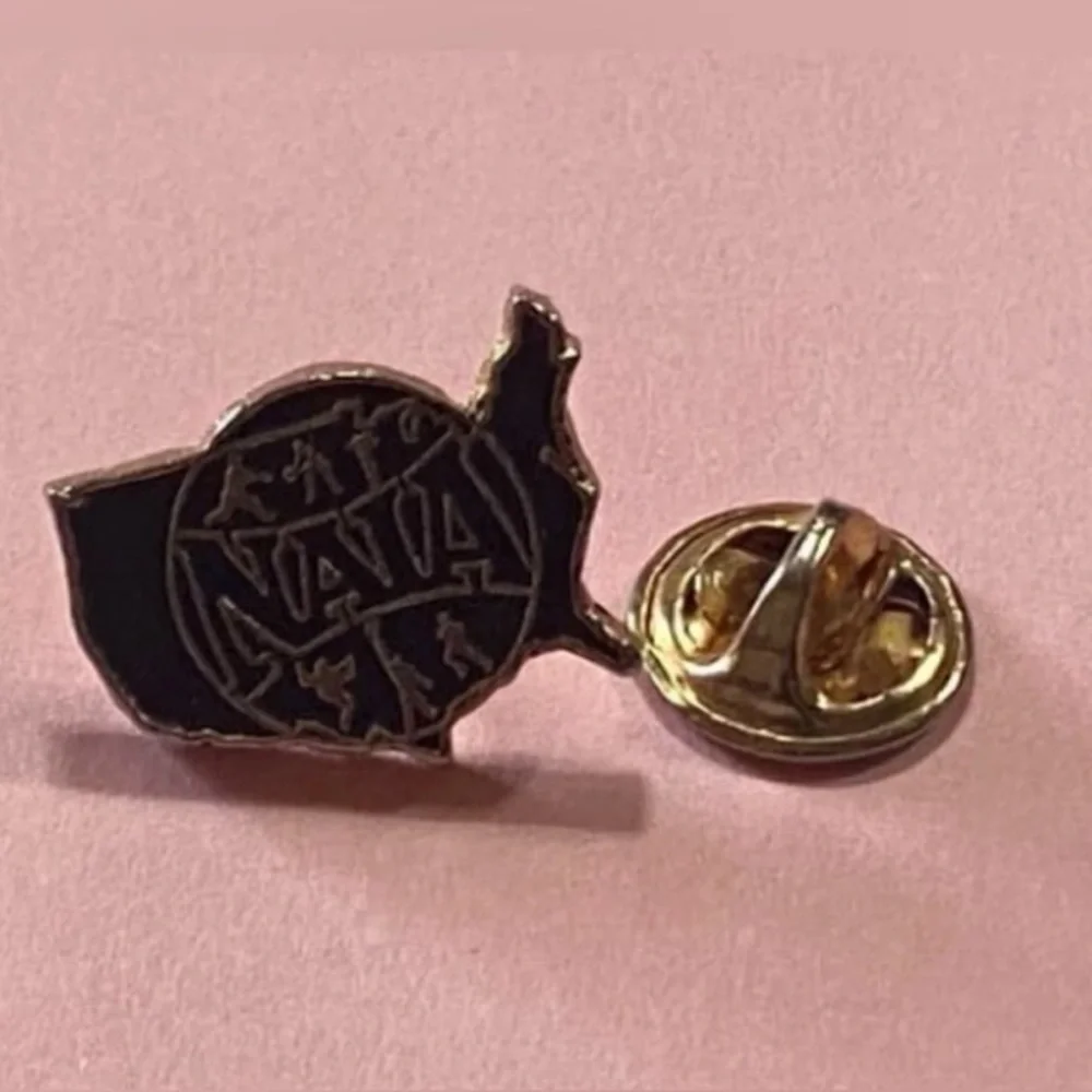 Vintage NAIA National Assn of Intercollegiate Athletics Pin #9024 💎